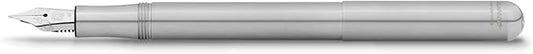 Kaweco LIFF-SS Fountain Pen, F, Fine Point, Stainless Steel, Genuine Imported