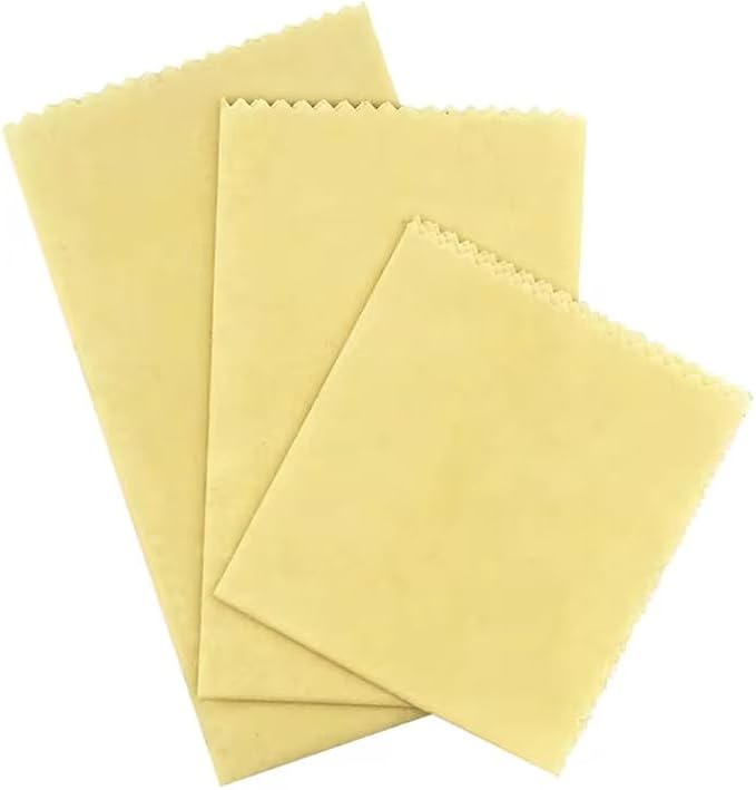 Beeswax Wrap Reusable Beeswax Food Wraps, Eco Friendly, Sustainable Wraps, 3 Pack (S, M, L)