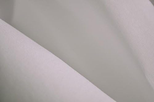 Organic Cotton Sateen - 500 Thread Count - White - 5 Yards