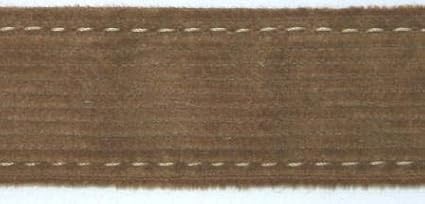 The Good Dog Company Hemp Corduroy Leash - 6 ft (1/2 Inch Width, Bronze)