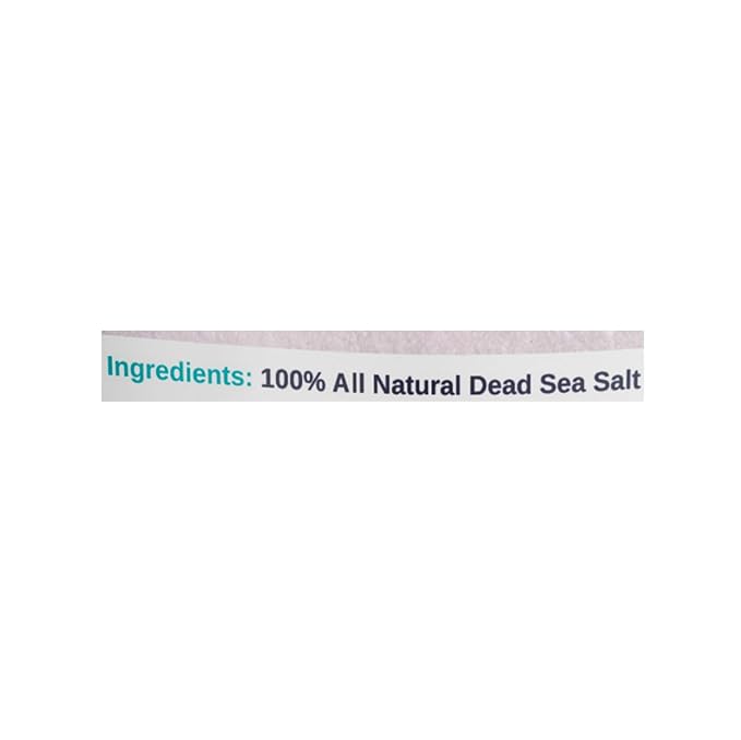 Natural Elephant Dead Sea Salt for Soaking & Bathing | 2 Pound Bag | Fine Grain | 100% Natural and Pure