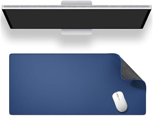 ALOANES Dark Blue Waterproof Mouse Pad XL,11.81"x27.56"x0.12'