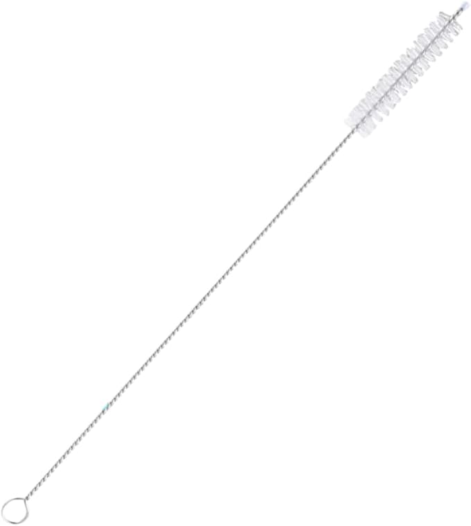 Unomor 11pc Stainless Steel Drinking Straws Reusable Set Straight No Metal Taste for Drinks