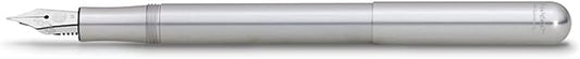KAWECO LIFF-SV Fountain Pen, F, Fine Point, Silver