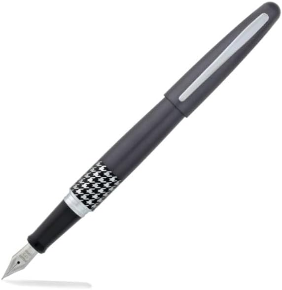 Goldspot Personalized Pilot Metropolitan Retro Pop Fountain Pen in Custom Engraved Pen in Gray