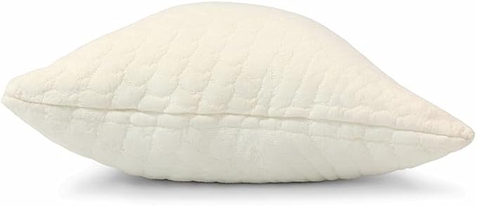 ORGANIC TEXTILES 100% Handmade Organic Shredded Latex Bed Pillow with Organic Cotton Cover - (Travel, Pack of 2)