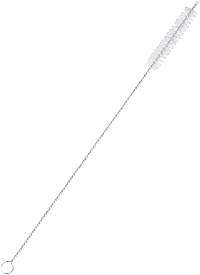 PRETYZOOM 11pc Stainless Steel Reusable Straws Set Straight Drink Straws with Cleaning Brush