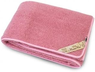 Merino Wool Blanket Throw Bed Natural Bed Blanket (79" x98 - 200x250cm, Pink)