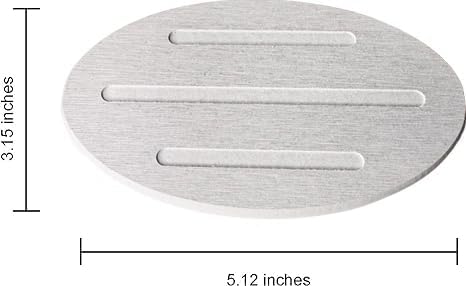 Water Absorbent Diatomite Soap Dish, 2 Pack Diatomite Soap Holder Mat, Fast Water Absorbent, Self-Dry Diatomaceous Soap Bar Holder for Bathroom, Bathtub, Shower, Kitchen (Grey)