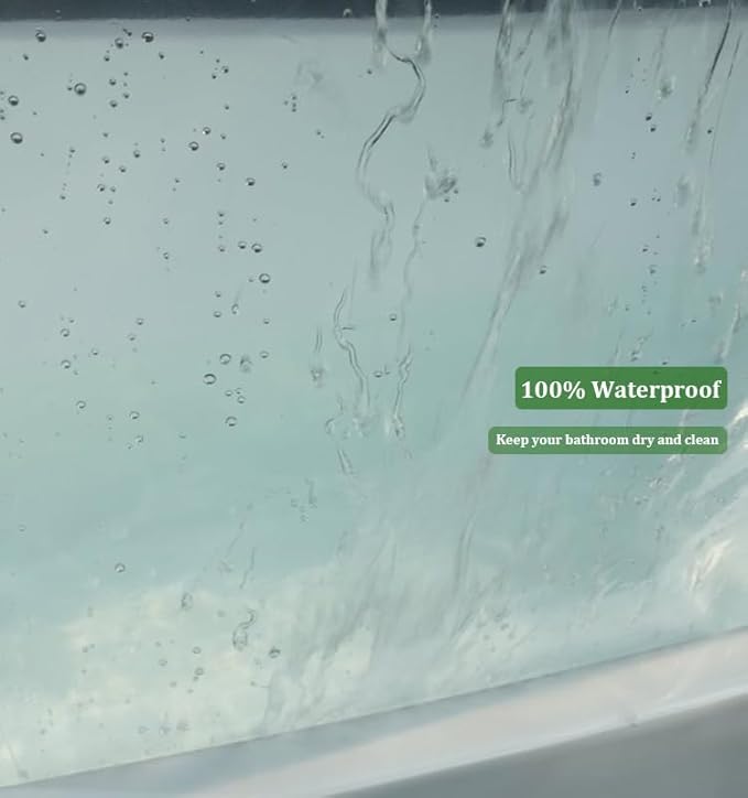 Extra Long Shower Curtain Liner,72x82 Inch Length Clear Vinyl Plastic Tall Shower Liner Long with 6 Magnets for Bathroom, PEVA Lightweight & Waterproof with Rustproof Grommets