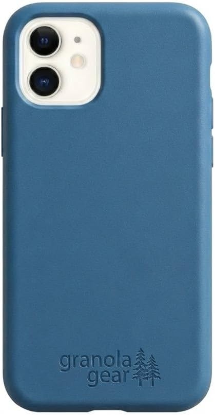 Eco by GranolaGear - Eco Friendly Phone Case for iPhone 11 by GranolaGear - Biodegradable, Compostable, Plastic-Free, Made from Plants - Pacific Blue