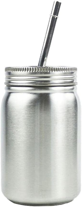 Premium Stainless Steel Drinkware Set with Reusable, 500ml Double Wall