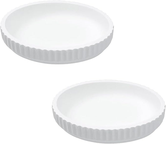 Soap Dish Holder, Diatomite Soaps Dish for Kitchen Organizer, Water Absorbent Stone Shower Soap Holder Sponge Box Bathroom Shower Accessories(2 Pcs)