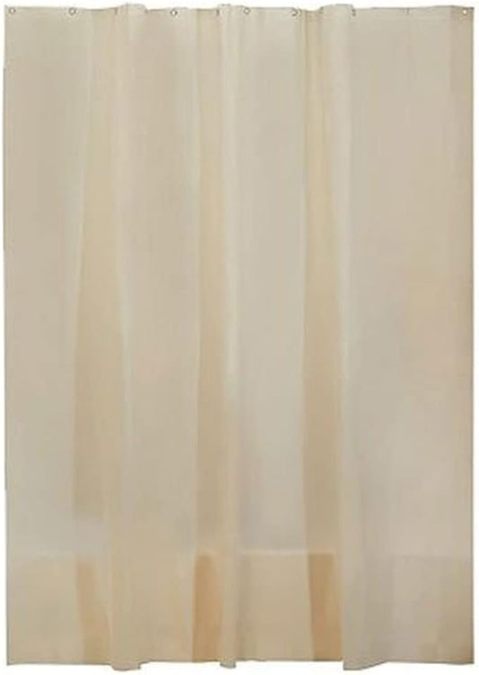 iDesign EVA Waterproof Shower Curtain Liner with 12 Metal Grommets - 72" x 72" - Sand