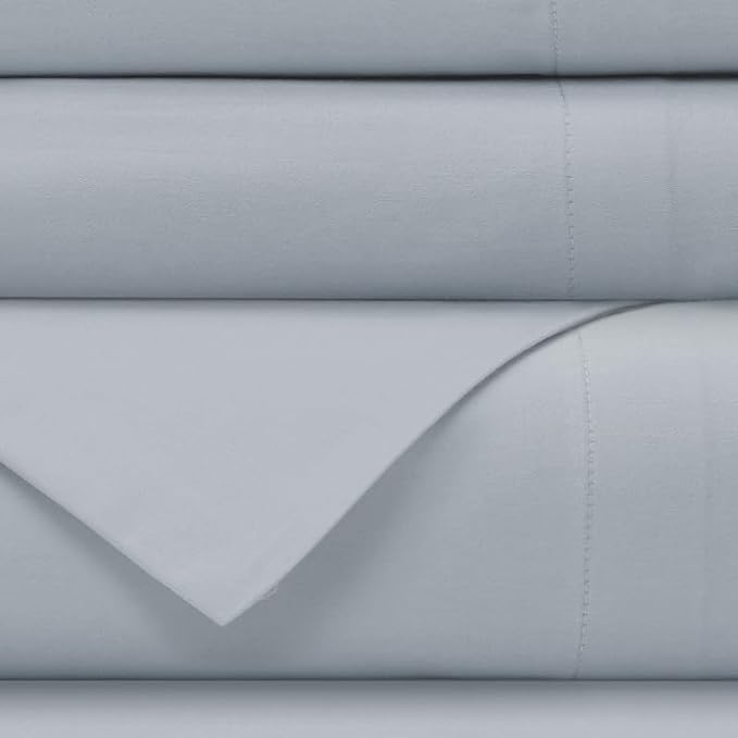 Farm to Home Dreamy Organic Cotton Sheet Set, 300 TC Sateen Sheets | GOTS Certified Cooling Sheets with Deep Pocket Fit