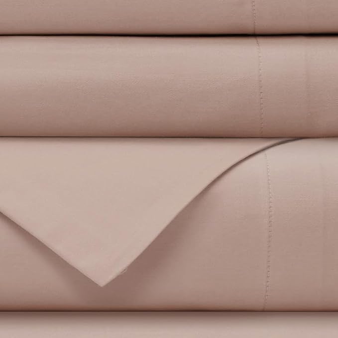 Farm to Home Dreamy Organic Cotton Sheet Set, 300 TC Sateen Sheets | GOTS Certified Cooling Sheets with Deep Pocket Fit