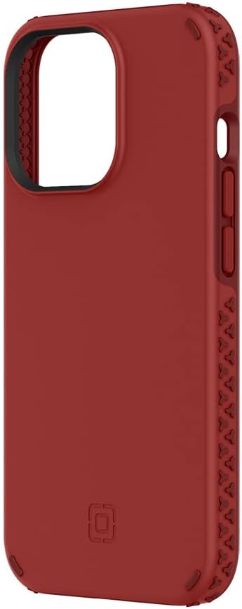 Incipio Grip Case for iPhone 13 Pro (6.1-Inch) – MagSafe Compatible Slim Protective Case with 14ft Drop Protection, Scratch-Resistant Finish, Textured Anti-Slip Grip - Red