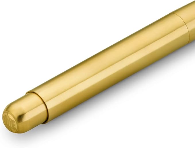 Kaweco LIBP-ECOBR Ballpoint Pen, Oil-Based, Lipot, Eco Brass