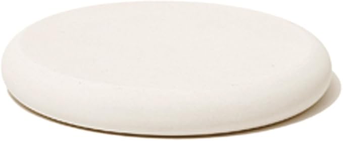 Soil diatomaceous Earth soap Dish Circle White