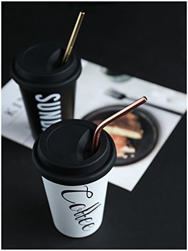 50-Pack Stainless Steel Straws,Super Long 10.5 Inch Drinking Metal Straws for 30oz/20oz Tumblers Yeti Cups Travel Mugs,Reusable Rustproof Dishwasher Safe (All bent 50pcs -10.5" Rose Gold)
