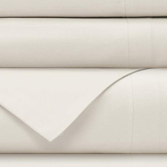 Farm to Home Dreamy Organic Cotton Sheet Set, 300 TC Sateen Sheets | GOTS Certified Cooling Sheets with Deep Pocket Fit