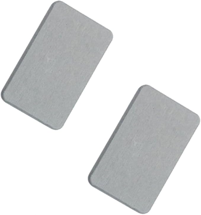 Garneck Diatomite Soap Holder Grey Absorb Water Deodorize Non Slip Dry Cushion for Bathroom Kitchen Shower Soap Dish Tray