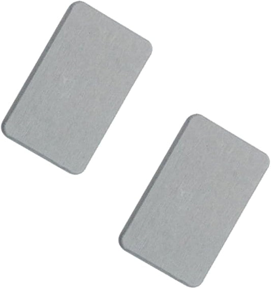 Garneck Diatomite Soap Holder Grey Absorb Water Deodorize Non Slip Dry Cushion for Bathroom Kitchen Shower Soap Dish Tray