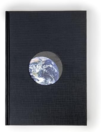 Suck UK Earth Notebook - A6 Notebooks - Hardback Journal - Pocket Notebook - Journals For Women - Recycled Paper - Blank Notebook - Earth Cut Out Cover - Grid Lined Pages Notepad - Space Themed