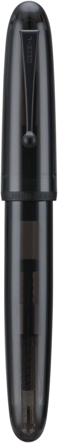 Jinhao 9019 DaDao Series Fountain Pen, Size 8 Extra Fine Nib with Large Ink Converter, Transparent Black Acrylic Design Smooth Writing Pen