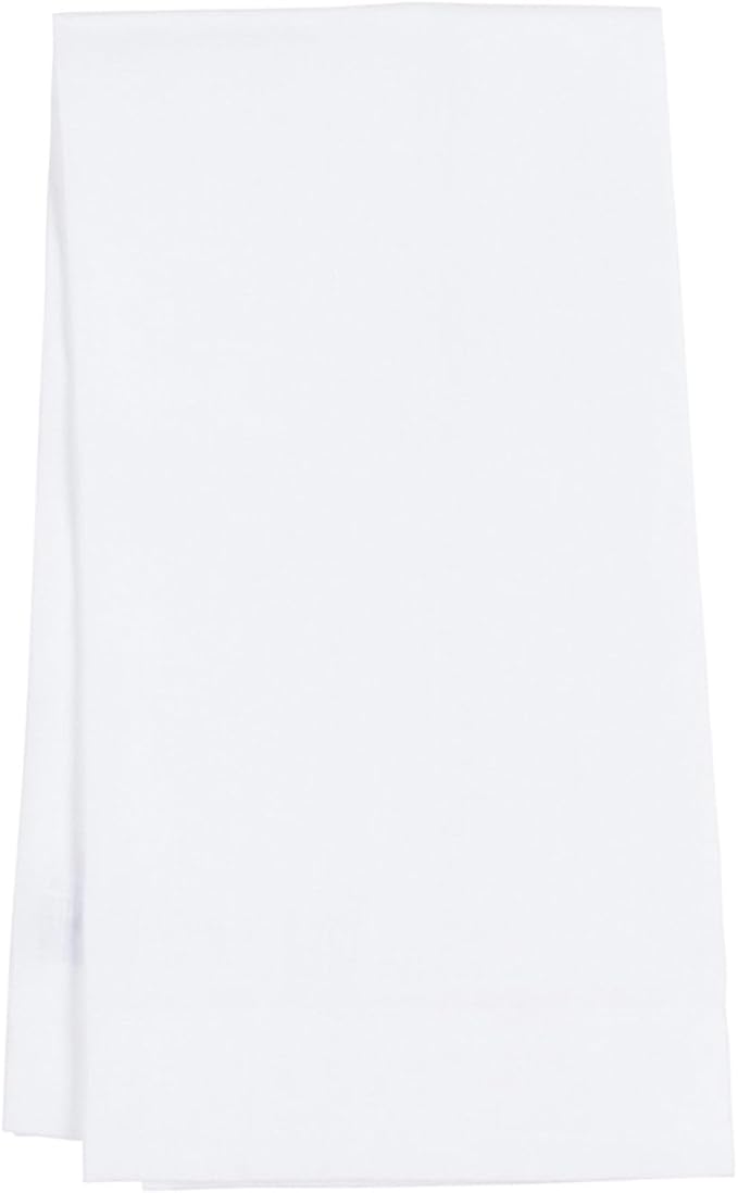Huddleson White Linen Napkin 20x20 (Set of Four) Luxury Italian Linen Napkin Sewn in US