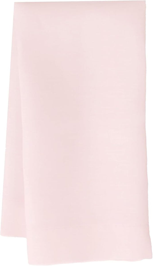 Huddleson Pink Linen Napkin 20x20 (Set of Four) Luxury Italian Linen Napkin Sewn in US