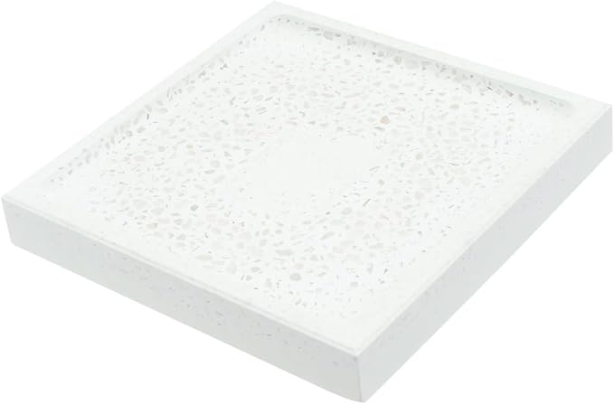 Water Absorbent Diatomite Soap Holder Anti-Slip Bath Soap Dish Flat Bottom Shower and Sink Bathroom