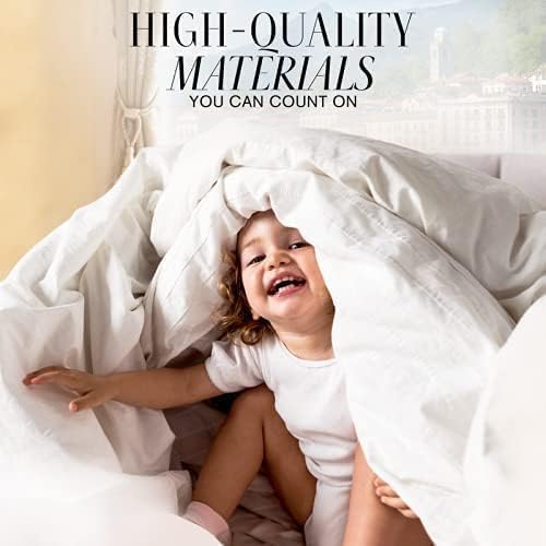 Twin/Queen/King Down Alternative Comforter, 2100 Series All-Season Duvet Insert with Corner Tabs, Box-Stitch, Soft Microfiber, Machine Washable