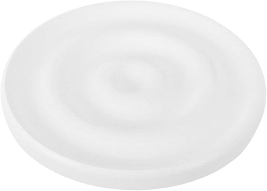 Kichvoe Diatomite Soap Dish Holder Fast Drying Stone Bath Soap Tray Quick Dry Saver with Nonslip Base Absorbent Diatomaceous Earth Tray for Bathroom and Kitchen Sponge Organizer