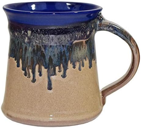 Clay in Motion Handmade Medium Mug (Cobalt Canyon)