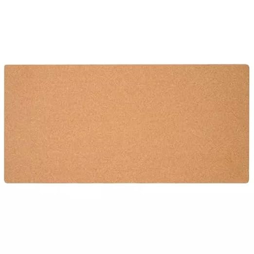 Natural Cork Mouse Pad, Large XXL Desktop Keyboard Mat, Office Anti-Slip Waterproof Big PC Cushion Computer Mousepad 1pc(Natrual,90X40 cm)