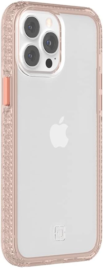 Incipio Grip Case for iPhone 13 Pro Max & iPhone 12 Pro Max – MagSafe Compatible Slim Protective Phone Case with 14ft Drop Protection, Anti-Slip, Scratch-Resistant Finish – Pink/Clear