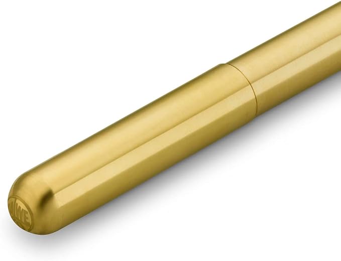 Kaweco LIFM-ECOBR Fountain Pen, Medium, Medium Point, Lipt Eco Brass, Genuine Imported
