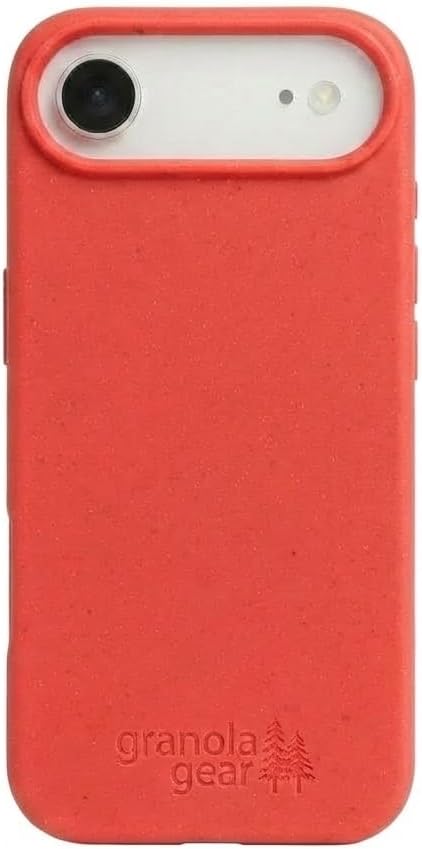 Eco by GranolaGear - Eco-Friendly Phone Case for iPhone 17 Air - Biodegradable, Compostable, Plastic-Free, Made from Plants - Cajun Shrimp