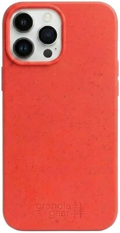 Eco by GranolaGear - Eco-Friendly Phone Case for iPhone 16 Pro Max - Biodegradable, Compostable, Plastic-Free, Made from Plants - Cajun Shrimp