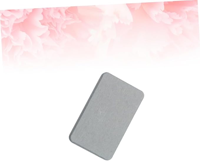 Garneck Diatomite Soap Holder Grey Absorb Water Deodorize Non Slip Dry Cushion for Bathroom Kitchen Shower Soap Dish Tray
