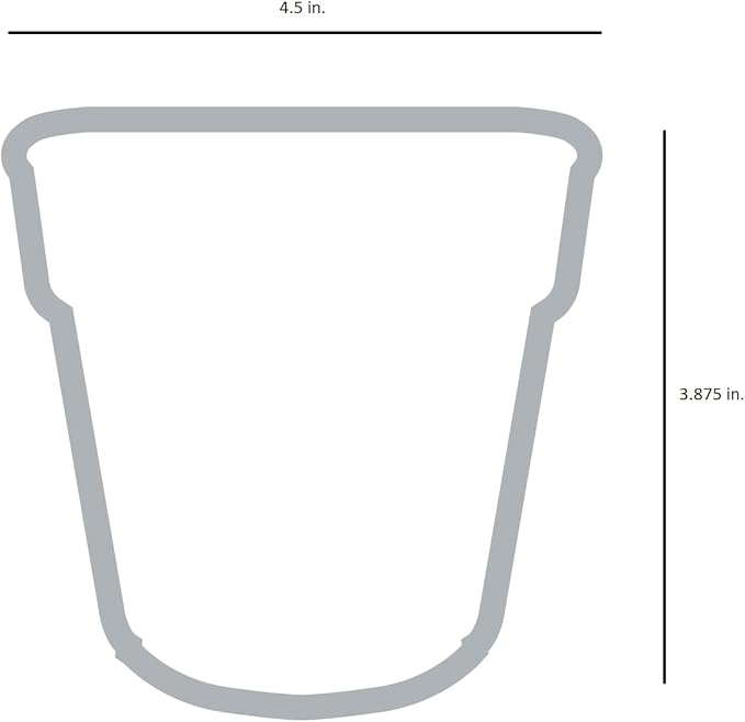 The HC Companies Biopax 4 Inch Eco-Friendly, Biodegradable Plant Pots - Perfect for Seed Starting or Vegetables (Set of 6)