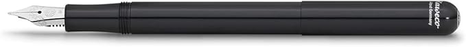 Kaweco LILIPUT Fountain Pen Black I Fountain Pen for Ink Cartridges I 12.5 cm I Nib: F (Fine)