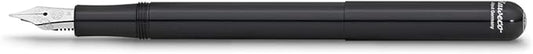 Kaweco LILIPUT Fountain Pen Black I Fountain Pen for Ink Cartridges I 12.5 cm I Nib: F (Fine)