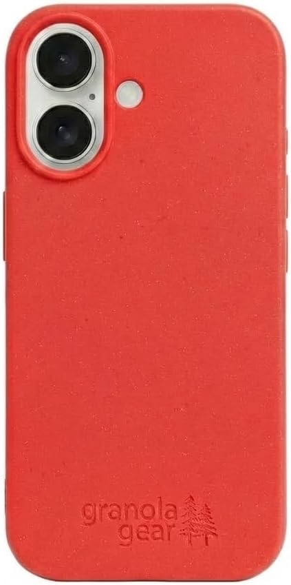 Eco by GranolaGear - Eco-Friendly Phone Case for iPhone 17 - Biodegradable, Compostable, Plastic-Free, Made from Plants - Cajun Shrimp