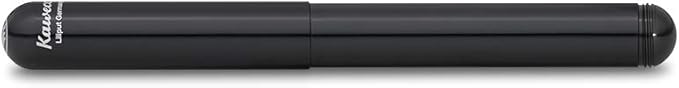 Kaweco LILIPUT Fountain Pen Black I Premium Aluminium Fountain Pen for Ink Cartridges I Exclusive Fountain Pen 12.5 cm I Nib: B (Broad)