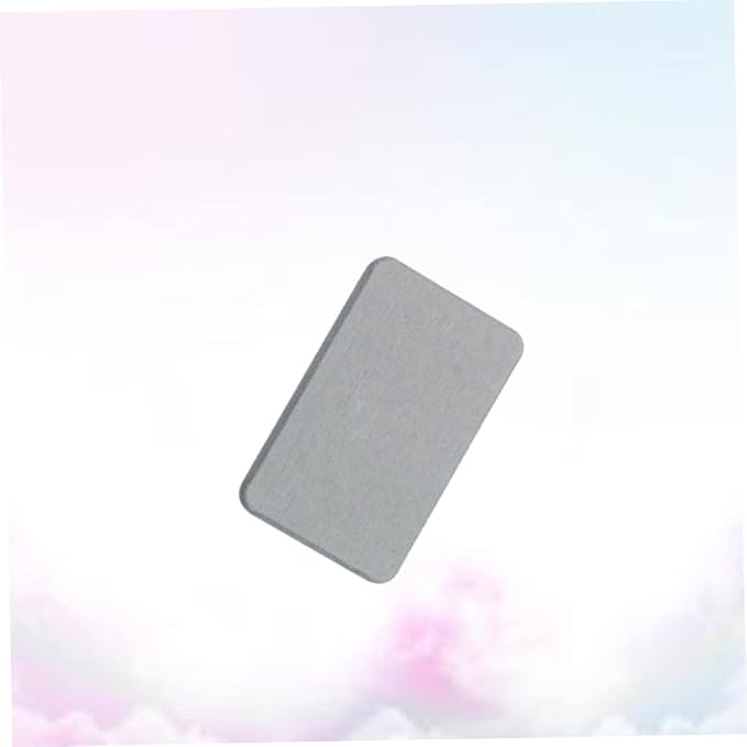 Garneck Diatomite Soap Holder Grey Absorb Water Deodorize Non Slip Dry Cushion for Bathroom Kitchen Shower Soap Dish Tray