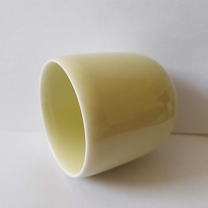 TeaCups Handmade Celadon Ceramic 5oz Japanese Style Coffee Cup Porcelain Mugs for Tea and Beer (1, Yellow)