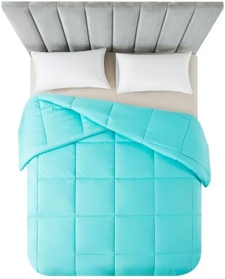 SEDLAV Solid Teal Hypoallergenic Down Alternative Comforter