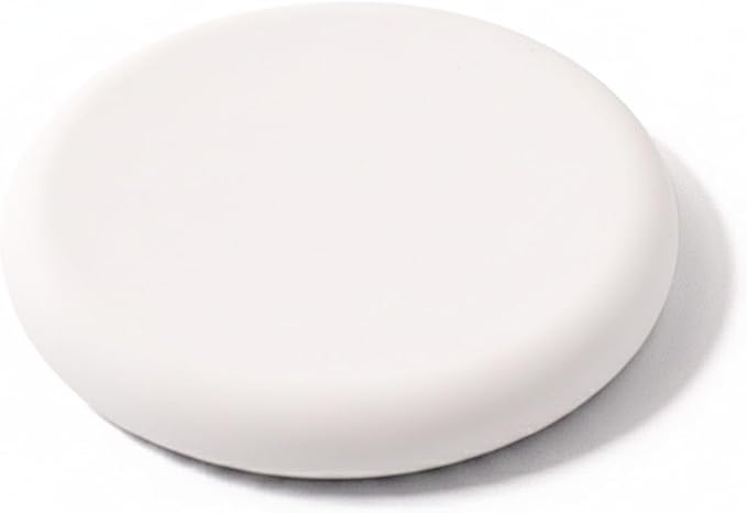 Round Diatomite Soap Dish for Bathroom Sink, Quick-Drying Stone Bar Soap Holder Tray, 3.9 Inch Diameter